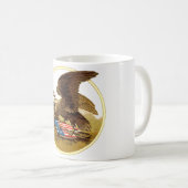 Mug d'aigle américain vintage (Devant droit)