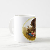 Mug d'aigle américain vintage (Devant gauche)