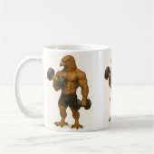 Mug d'aigle musclé - Coupe de café d'aigle fort (Gauche)