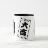 Mug DAIKICHI (Grande fortune) et Chat noir (Centre)