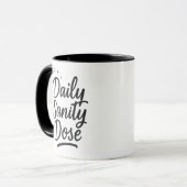 Mug Daily Sanity Personal Gift Coffee (Devant gauche)