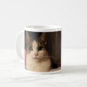 Mug Dainty Doll - Édition Ruban Rose (avec texte) (Devant gauche)