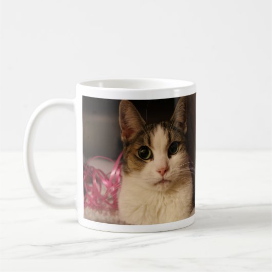 Mug Dainty Doll - Édition Ruban Rose (avec texte) (Gauche)