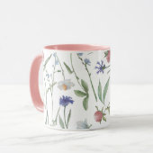 Mug Dainty fleur sauvage (Devant gauche)