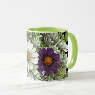 Mug Daises dans une bouquet florale
