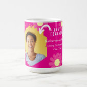 Mug Daisy Best Teacher Photo Rouge (Centre)