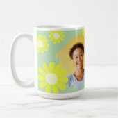 Mug Daisy Best Teacher Photo Turquoise (Gauche)