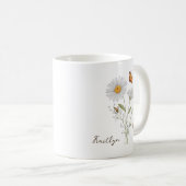 Mug Daisy Birth Month Flower (Devant droit)
