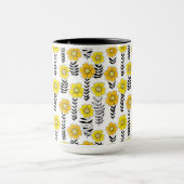 Mug Daisy dooda en jaune et noir (Centre)