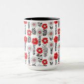 Mug Daisy dooda en rouge et noir (Centre)