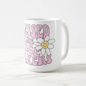 Mug Daisy et les artisans de la paix Slogan (Devant droit)