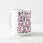 Mug Daisy et les artisans de la paix Slogan (Devant gauche)
