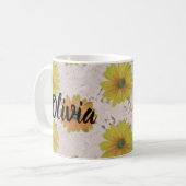 Mug Daisy floral bouquet (Devant gauche)