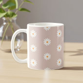 Mug Daisy Flower Mug, Daisy Flower Mug, Custom Daisy