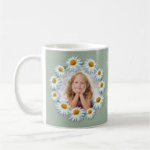 Mug Daisy Frame, Ajouter votre photo et votre texte (Gauche)