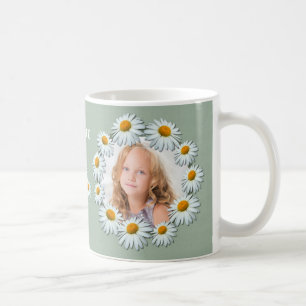 Mug Daisy Frame, Ajouter votre photo et votre texte