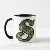 Mug Daisy Monogramme initial S (Gauche)