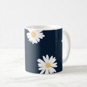 Mug Daisy On Blue Motif (Devant droit)