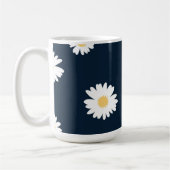 Mug Daisy On Blue Motif (Gauche)