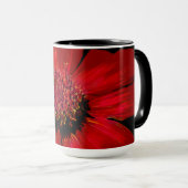 Mug Daisy rouge lumineuse (Devant droit)