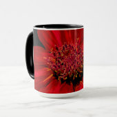 Mug Daisy rouge lumineuse (Devant gauche)