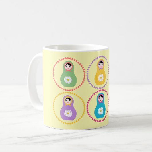 Mug Daisyflower Matryoshka (Devant gauche)