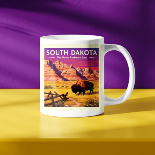 Mug Dakota du Sud vintage