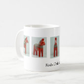 mug DALA CHEVAL - rouge (Devant gauche)