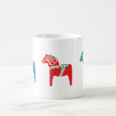 Mug Dalahäst vert, rouge et bleu (Centre)