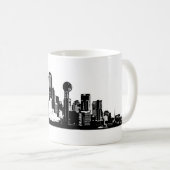 Mug Dallas le Texas mis dessus pour votre ville (Devant droit)