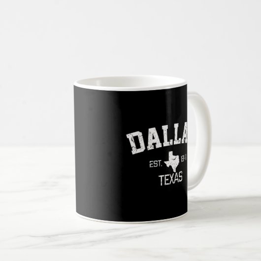 Mug Dallas Texas Est 1841 (Devant droit)
