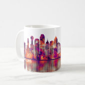 Mug Dallas Texas Skyline (Devant gauche)