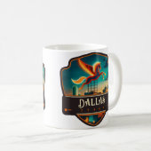 Mug Dallas, Texas | Vintage (Devant droit)