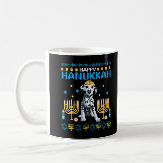 Mug Dalmatian Chanukah Jewish Ugly Hanukkah Sweater Pa