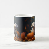 Mug Dalmatian chiot Automne Délice Citrouille (Centre)