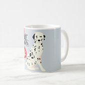 Mug Dalmatie de Noël (Devant droit)