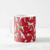 Mug Dalmatie de Noël (Devant gauche)
