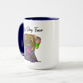 Mug Dalmatie laide chien visage muet (Devant gauche)