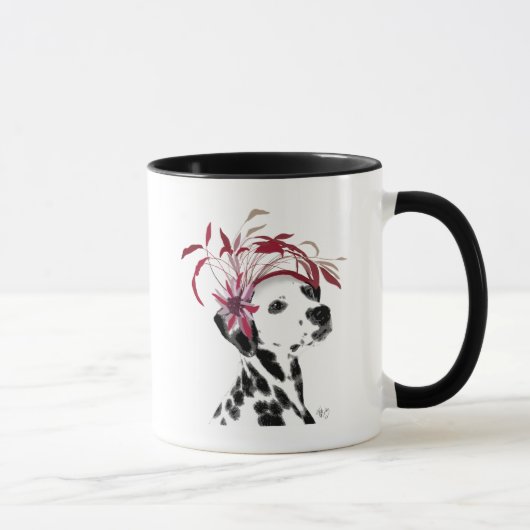 Mug Dalmatien Avec Fascinateur Rouge (Droite)
