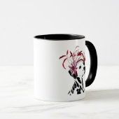 Mug Dalmatien Avec Fascinateur Rouge (Devant droit)