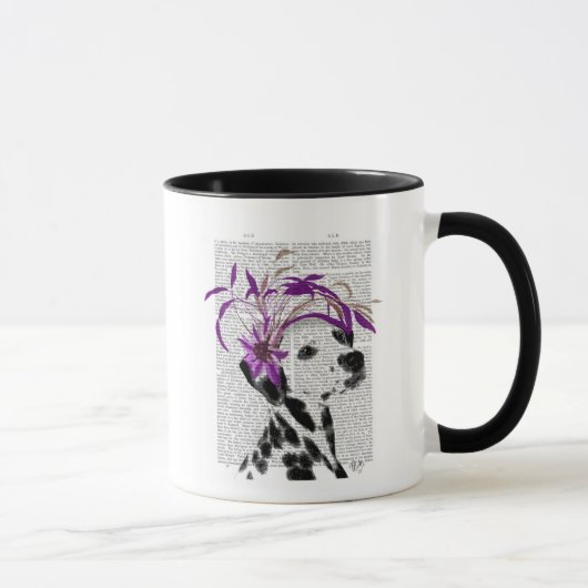 Mug Dalmatien Avec Fascinateur Violet (Droite)