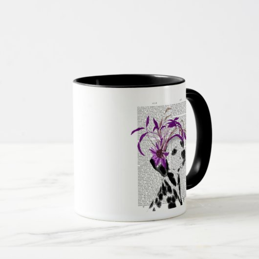 Mug Dalmatien Avec Fascinateur Violet (Devant droit)