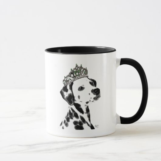 Mug Dalmatien avec Tiara 2 (Droite)