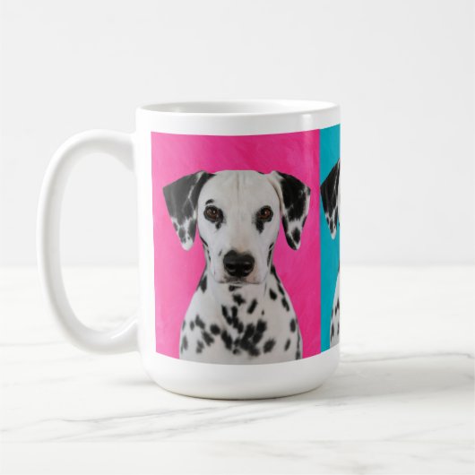 Mug Dalmatien de couleur (Gauche)