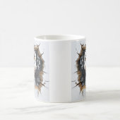 Mug Dalmatien de dessin animé 3D faisant joyeusement i (Centre)
