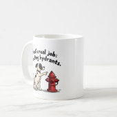 Mug Dalmatien de pompier volontaire unique (Devant gauche)