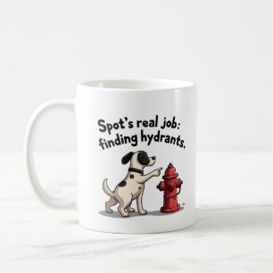 Mug Dalmatien de pompier volontaire unique