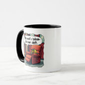 Mug Dalmatien de pompier volontaire unique (Devant gauche)