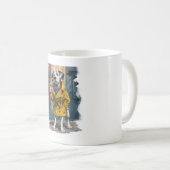 Mug Dalmatien détective - Chien résolveur de crimes (Devant droit)