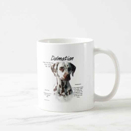 Mug Dalmatien (foie) Conception de l'histoire (Droite)